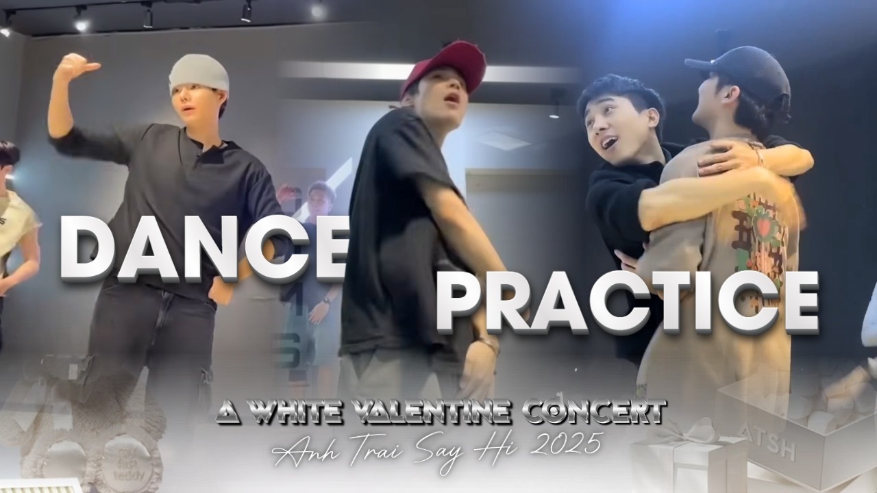 Ryn Lee chăm chỉ Dance Practice cùng các Anh Trai, spoil luôn list nhạc Concert Day 2 qua phòng tập