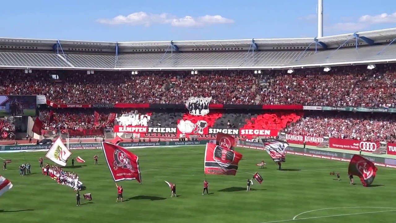 1.FC Nürnberg - FC St. Pauli 1:0 - Choreo Nordkurve Nürnberg - 08.05.2016