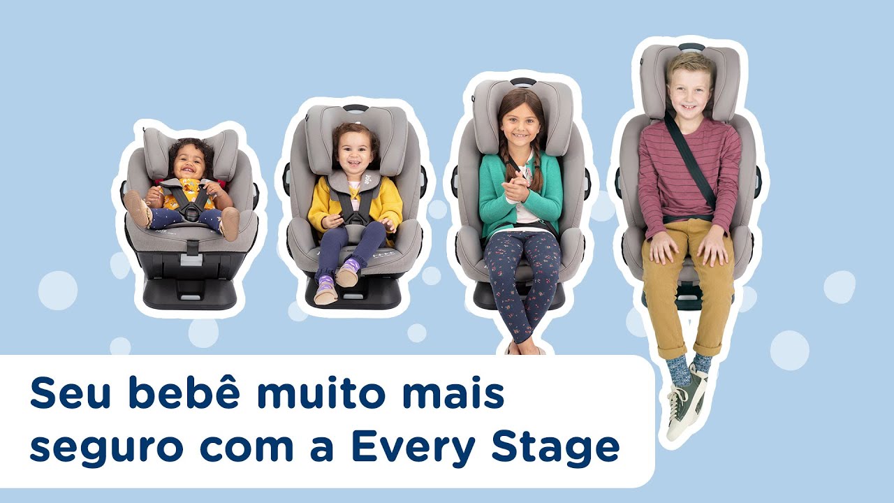 Muito mais seguran&ccedil;a com a cadeirinha Every Stage FX da Joie