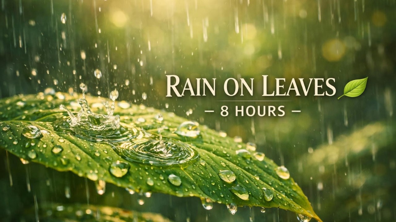 Soft Rain Ambience for Sleep | 8 Hours Natural ASMR Sounds
