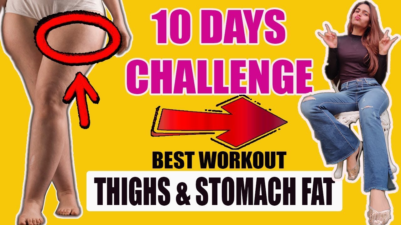 Lose THIGH & STOMACH Fat || 500 High Knees WORKOUT CHALLENGE