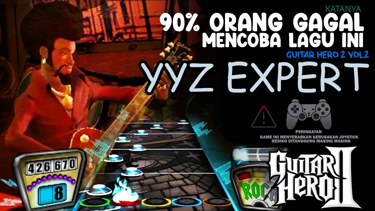 93% YYZ EXPERT - GUITAR HERO 2 VOL 2 EXTREME #guitarhero #yyz