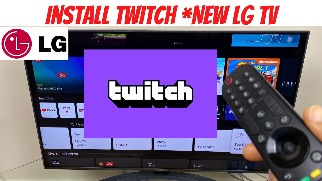 Установите Twitch *Новый LG Smart TV