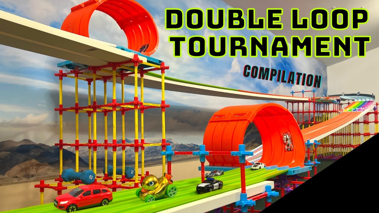 DIECAST CARS TOURNAMENT | LOOP DE LOOP RACE | COMPILATION
