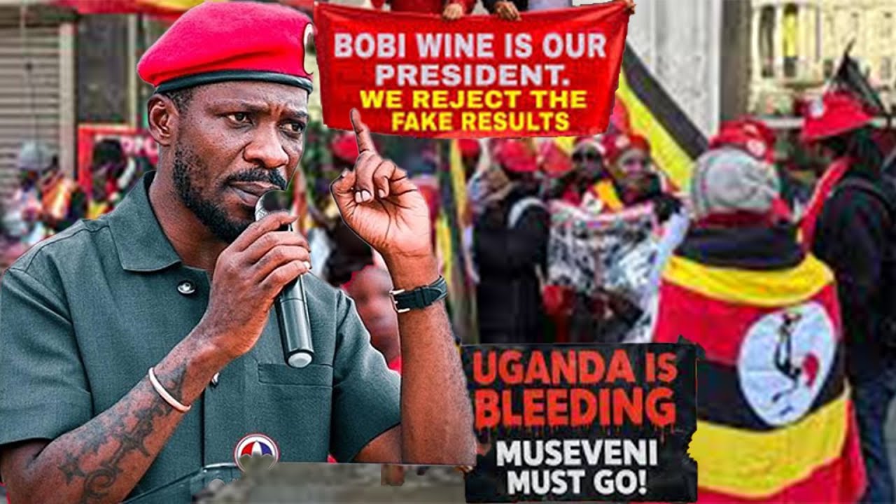 Ugandans in Japan Are Protesting Against Election Fraud and Human Rights Violations.