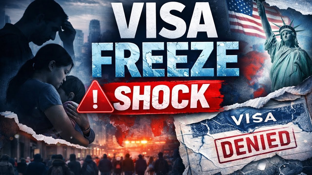 “Visa Freeze Shock: Millions at Risk as U.S. Immigration Policy Tightens”