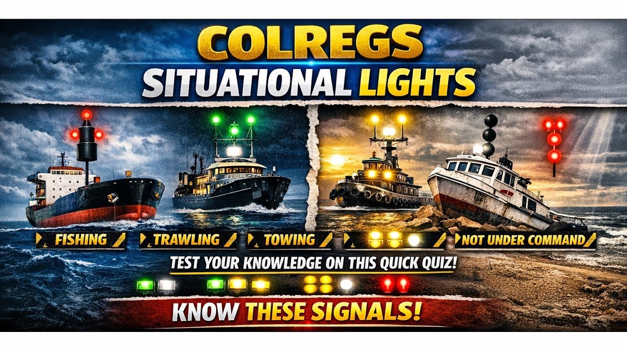 Colregs Situational Lights in 5 mins