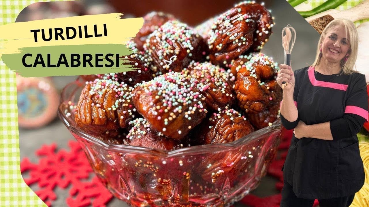 TURDILLI CALABRESI ALL’OLIO SENZA UOVA CON MIELE DI FICHI /ANTICA RICETTA CALABRESE /CRUSTULI