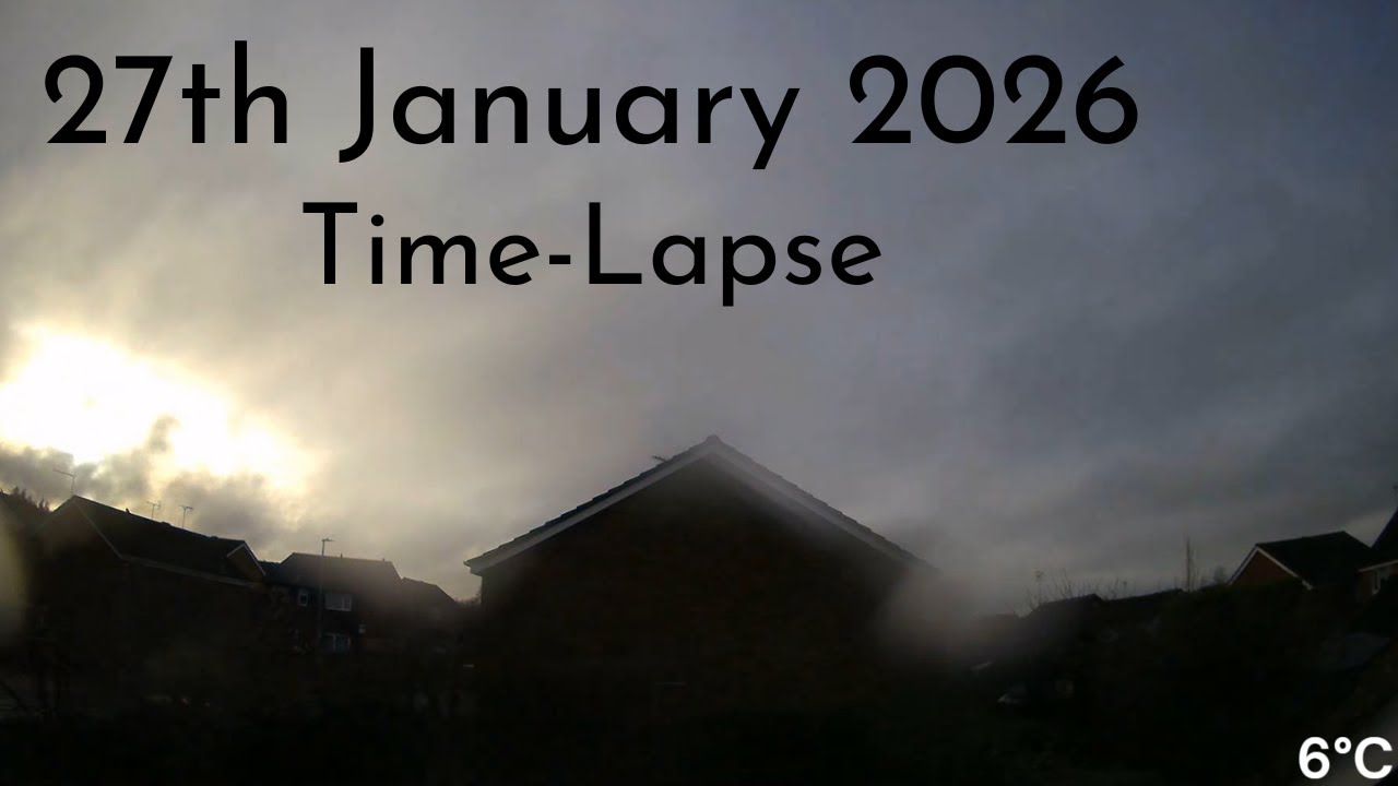 27 January 2026 Weather Time-lapse