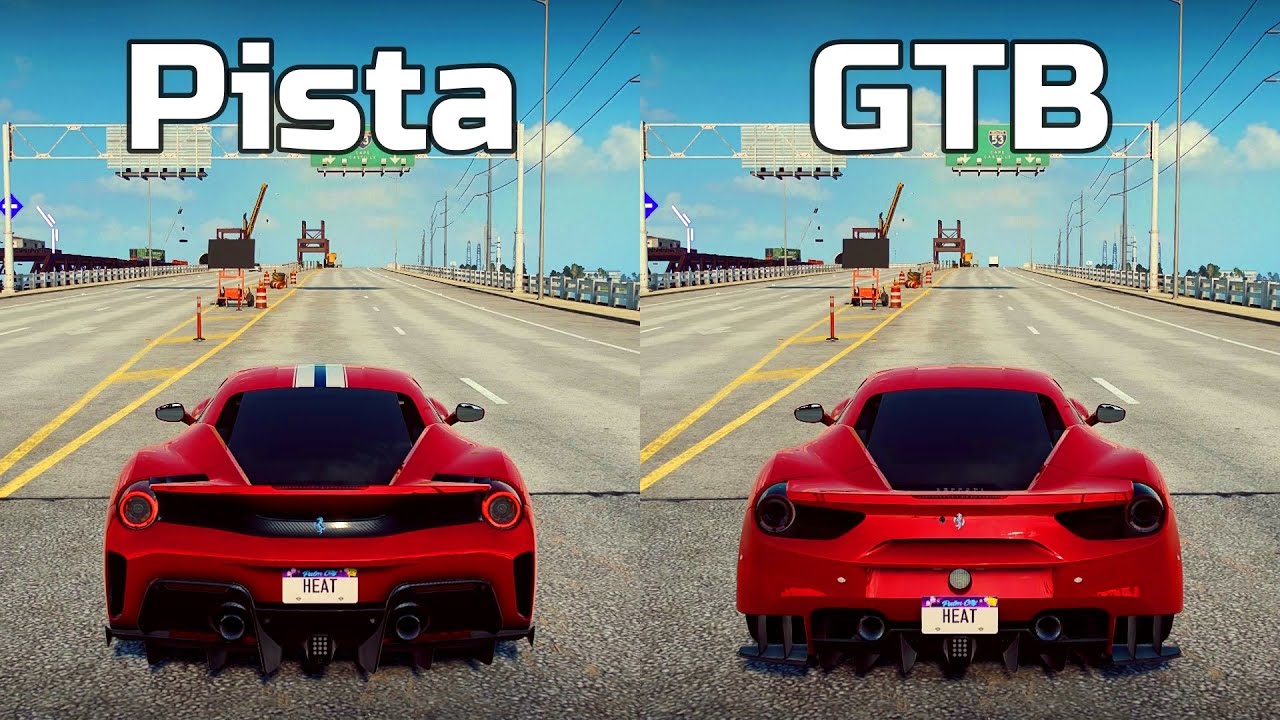 NFS Heat: Ferrari 488 Pista vs Ferrari 488 GTB - Drag Race