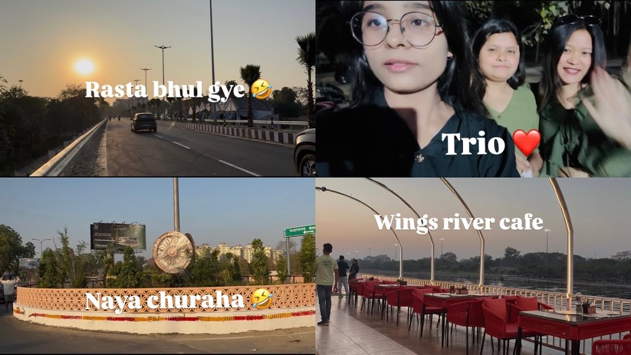 Hum gaye new place explore kerne || Raste hi bhul gye 🤣|| River wings 🪽 #viral #trending #explore 