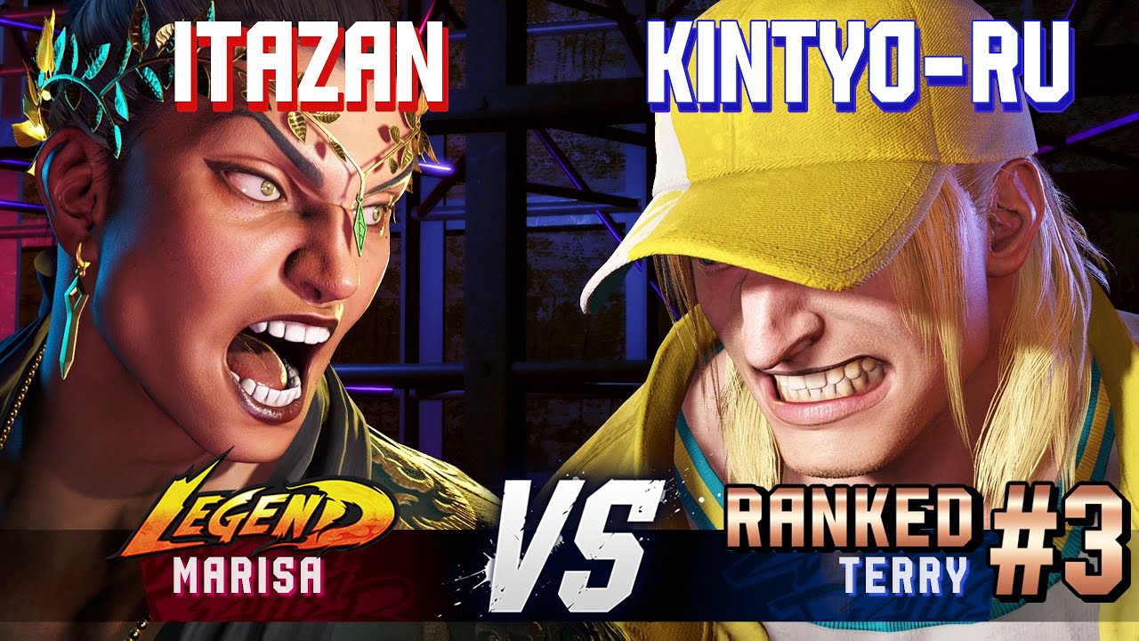 SF6 ▰ ITAZAN (Marisa) vs KINTYO-RU (#3 Ranked Terry) ▰ High Level Gameplay