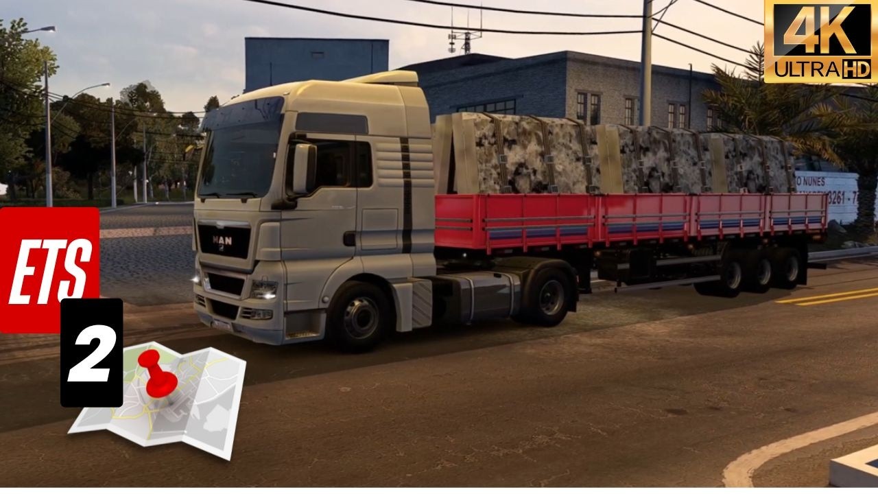 ETS2 1.58 - Carga de Mármore -  G29 Steering Wheel - 4K #ets2