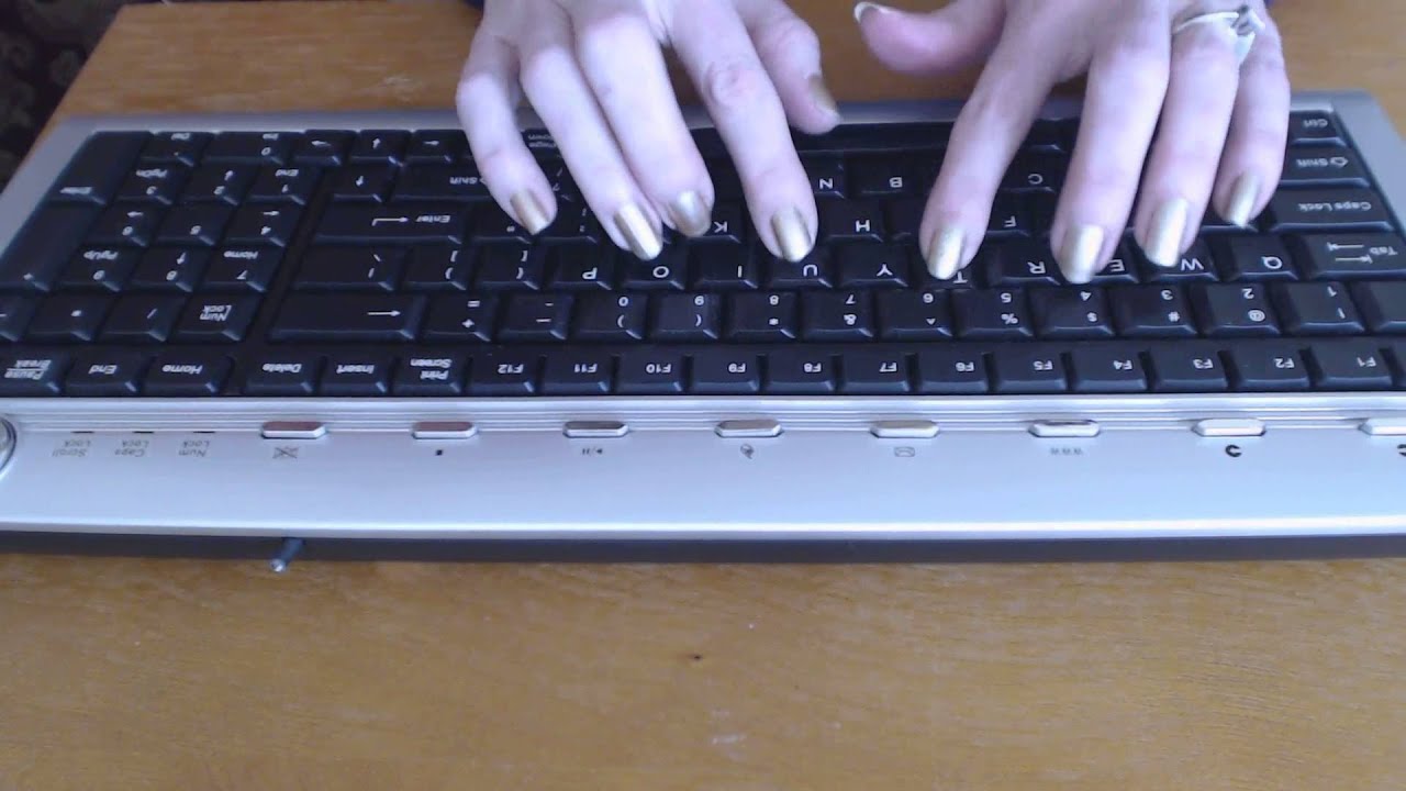 ASMR Keyboard Typing & Gum Chewing ~ No Talking