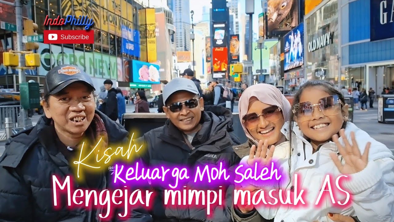 Kisah keluarga Moh Saleh, Mengejar mimpi masuk AS