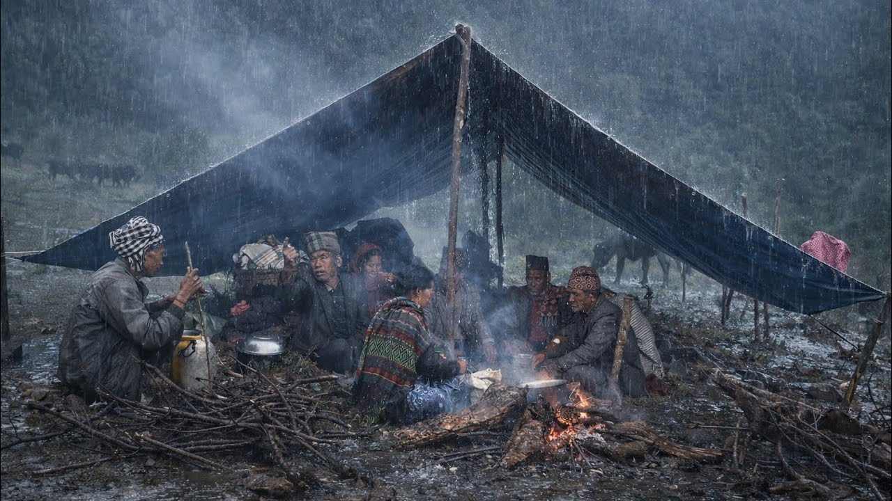 Best Life in A Himalayan Shepherd’s During The Snowfall | Most Relaxing | Village Documentary Video