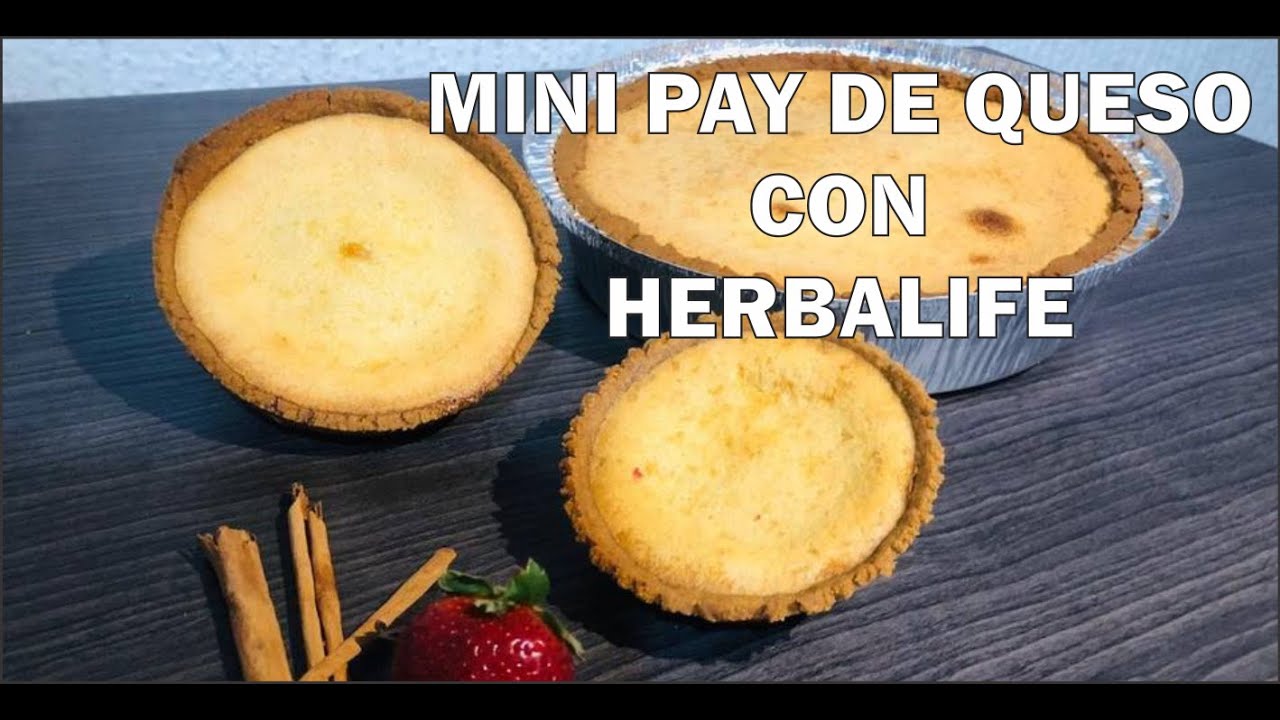 COMO HACER  MINI PAY DE QUESO CON HERBALIFE, BAJO EN CALORIAS ALTO EN PROTEINA/SIMPLEMENTE DELICIOSO