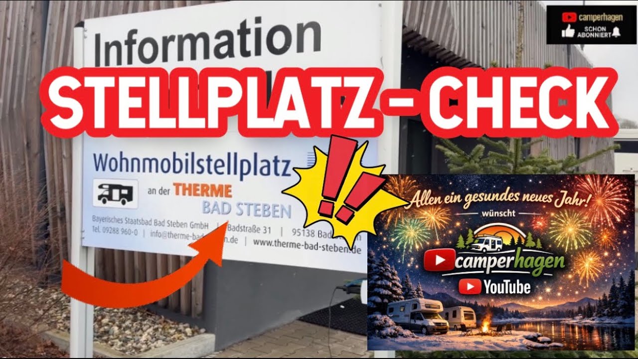 👉 Stellplatz Check Bad Steben Therme 🚐♨️ | Entspannung oder Parkplatz?