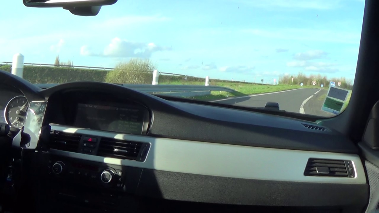 bmw 330i e90 no muffler on the board the great sound!!!!!