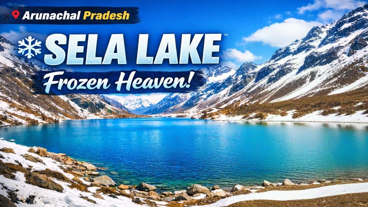 😱 Frozen Sela Lake & Sela Pass | Arunachal Pradesh Winter | Heaven on Earth ❄️