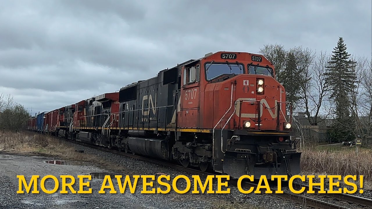 (Go Transit Bike Cars, Powerful Horns And More) Railfanning At Mount Albert, Newmarket, And Aurora