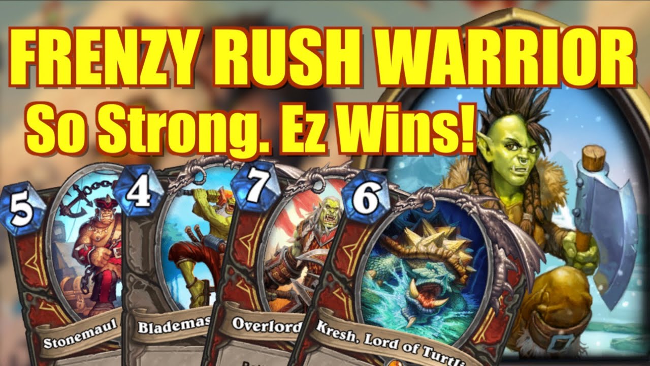 THS DECK SLAPS!| Frenzy Rush Warrior| Wailing Caverns| Hearthstone