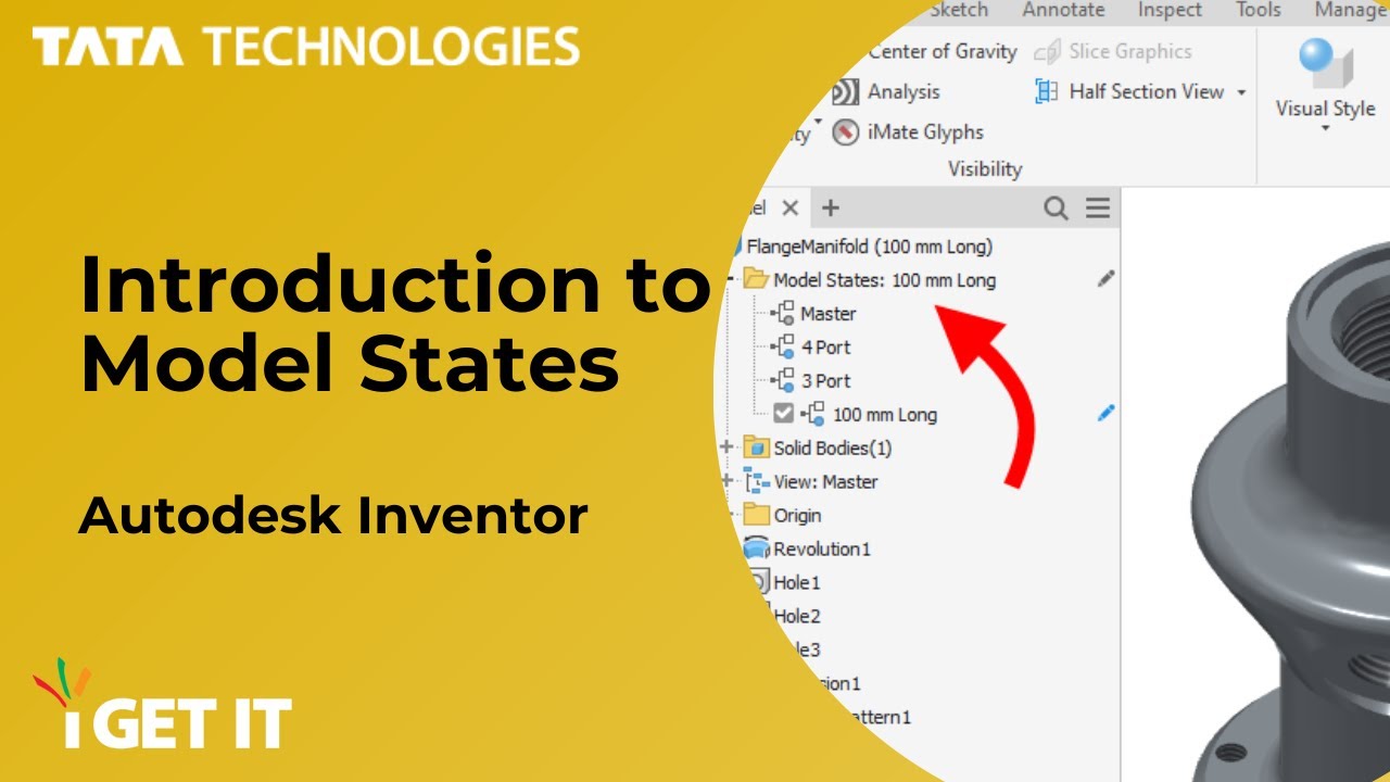 Using Model States in Autodesk Inventor 2022