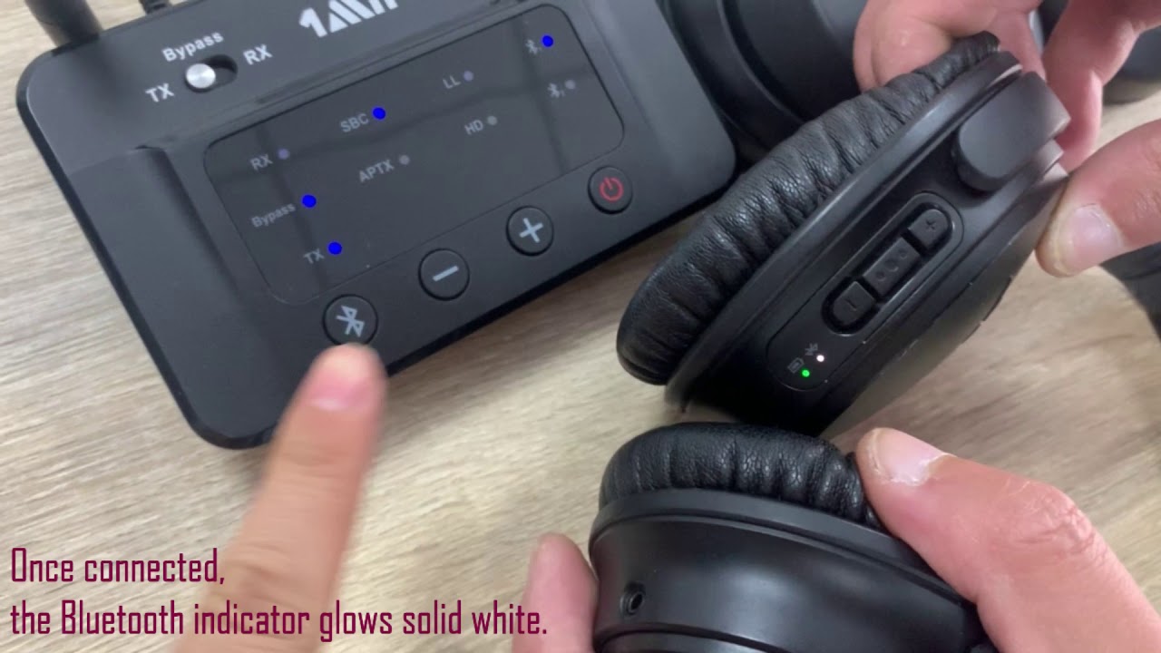 Pair Sony and Bose headphones with B03 Bluetooth Transmitter & Receiver Finally