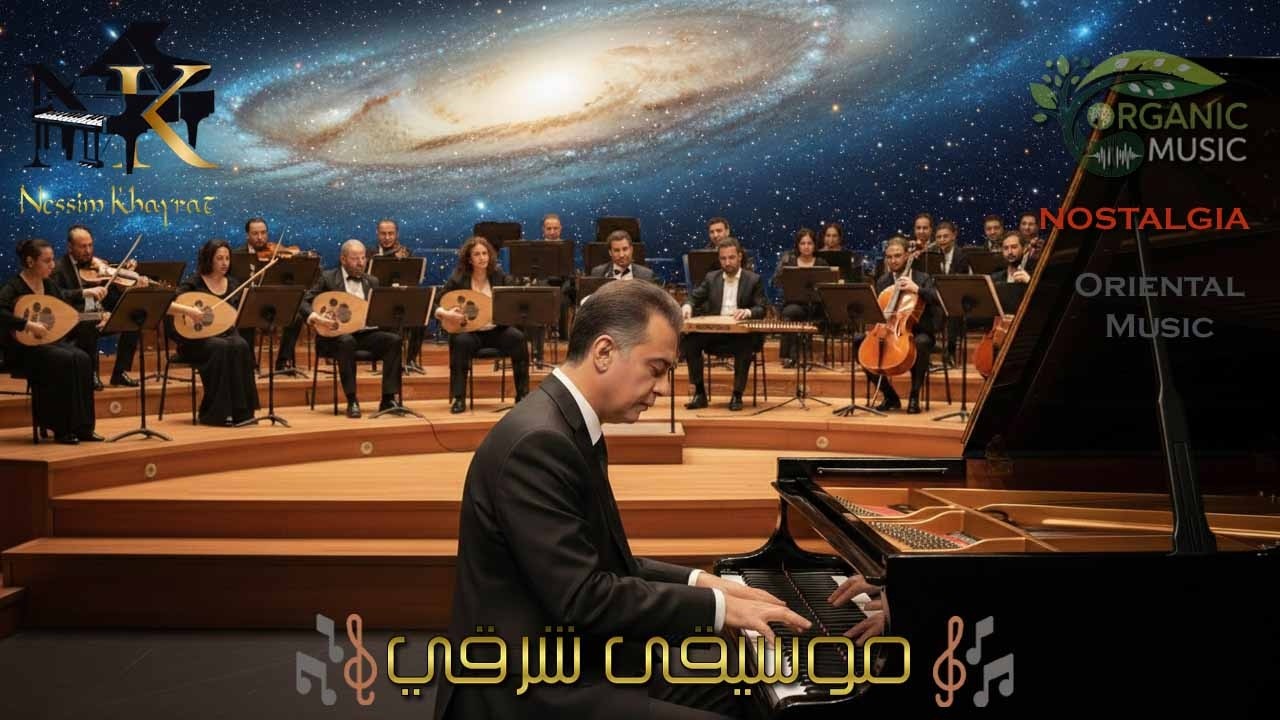 نوستالجيا - سحر العيون 🎹 عزف منفرد نسيم خيرت |مزيج سحري بين البيانو والعود والناي موسيقى شرقية أصلية