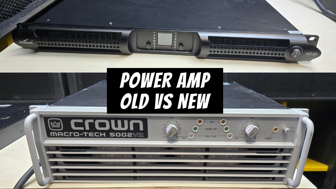 ACID SOUND SYSTEM LIVE - POWER AMPLIFIER OLD VS NEW