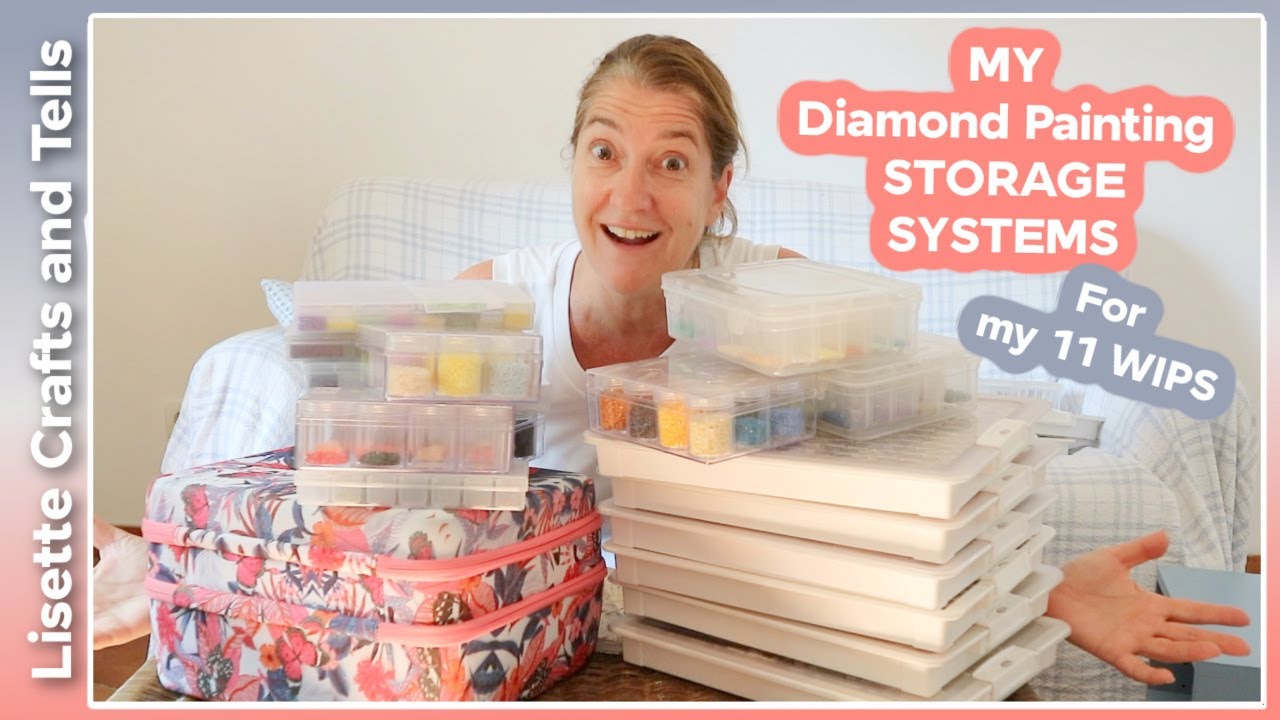 Diamond Painting Storage - All the systems I use, including my favorite one for MAX color projects