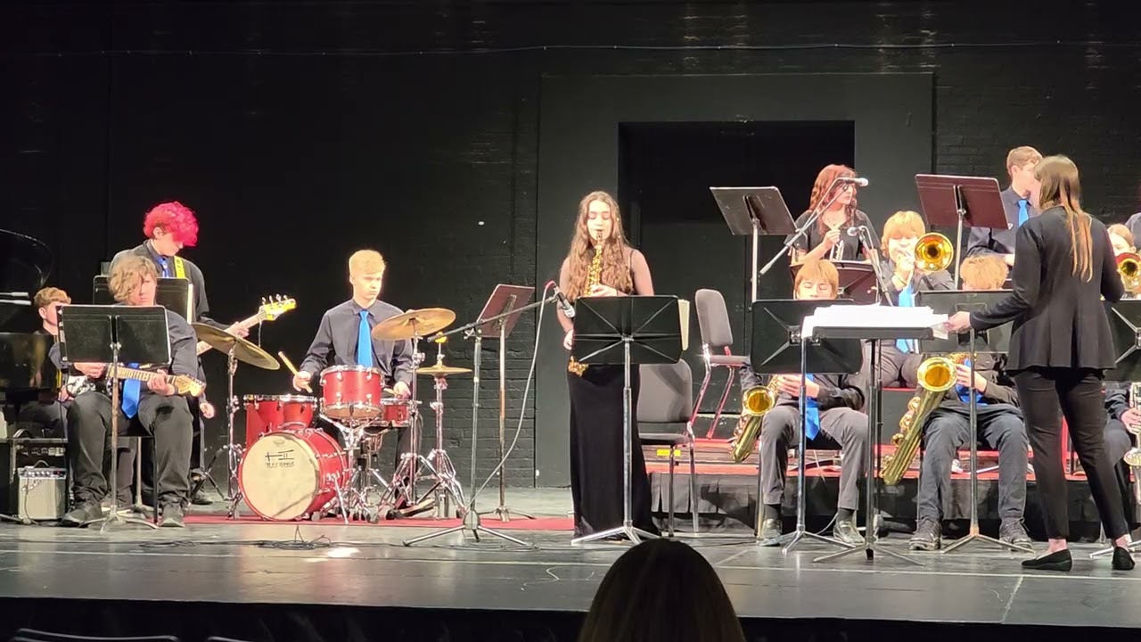 Holden High School Jazz Festival at UCM. Nevaeh Dick Solo at the end.