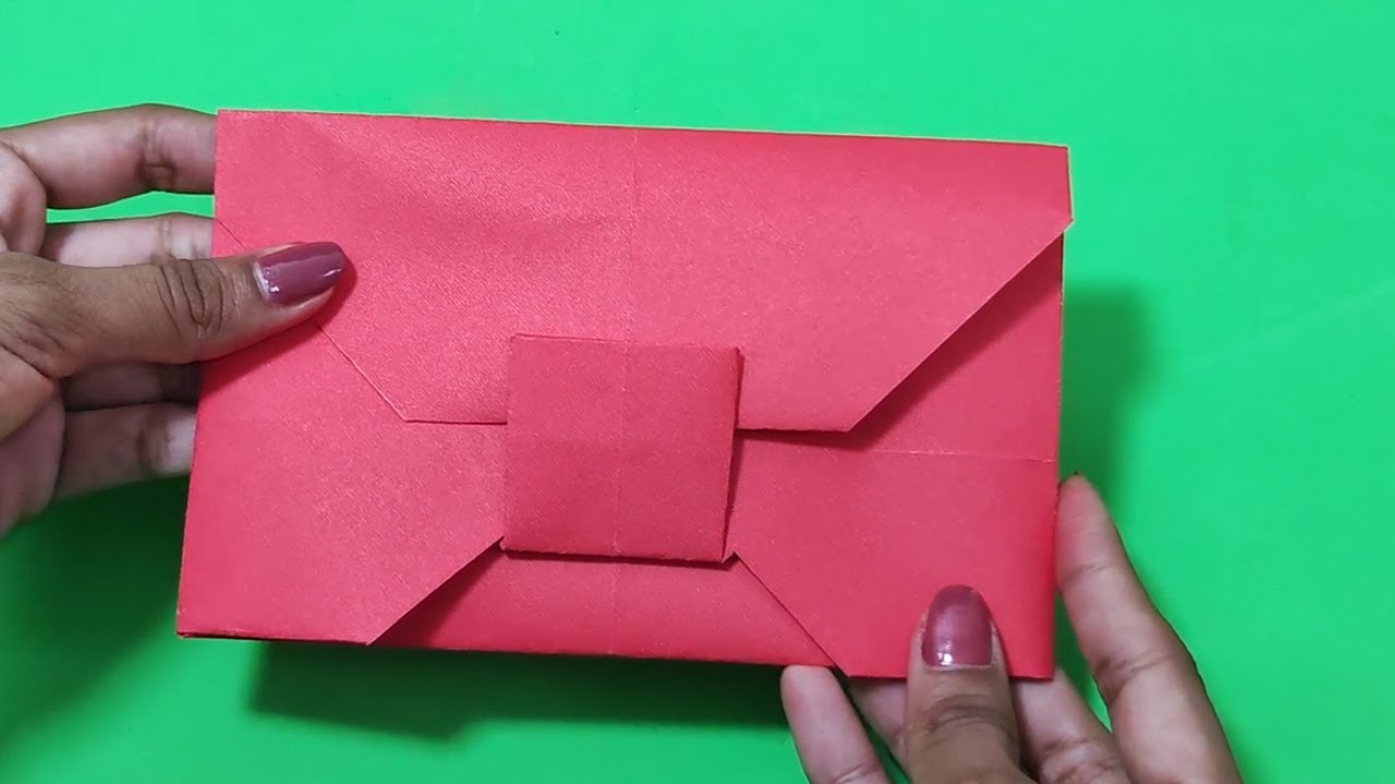 Sobres ✉ Cómo hacer SOBRES de papel sin pegamento ✉ Origami★Sobres para cartas | PapelyManualidades