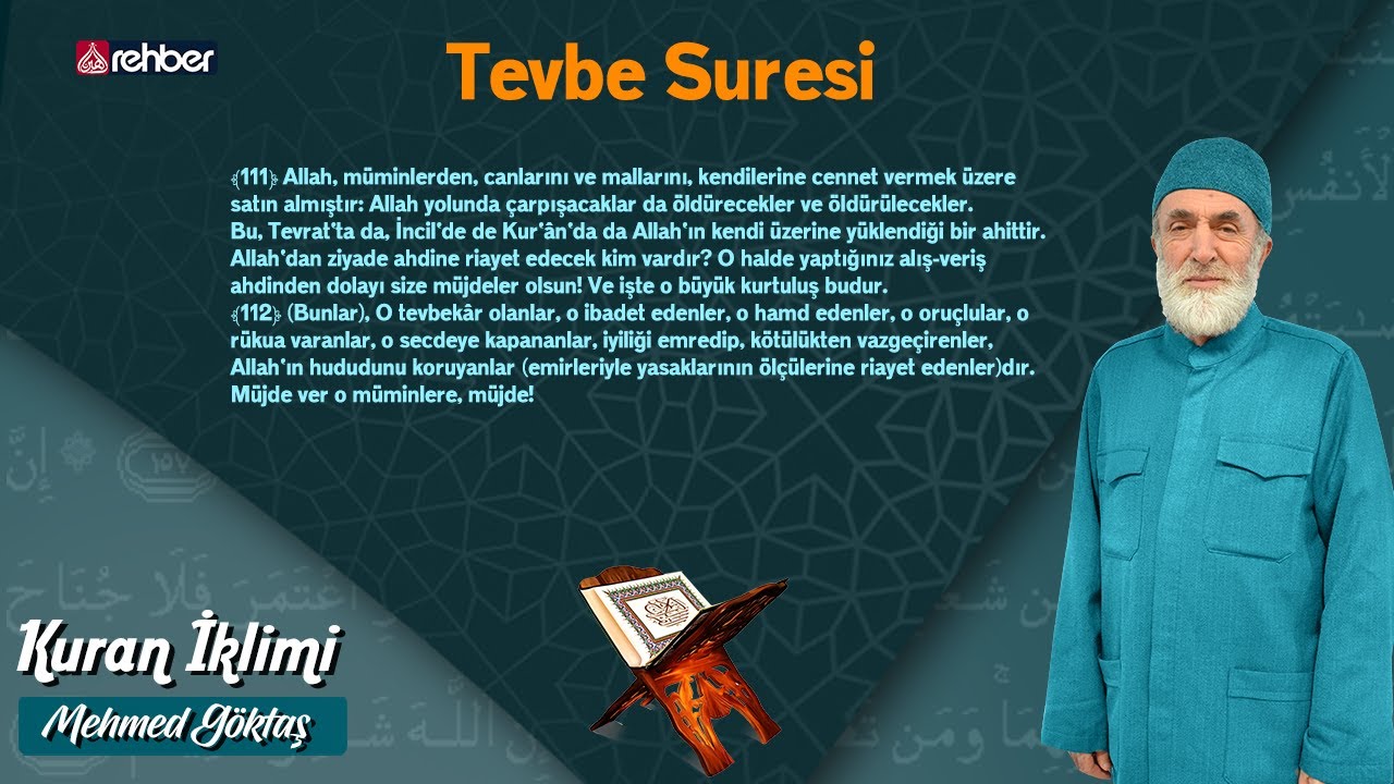 Kur'an İklimi 183. Bölüm | Tevbe Suresi 111-112. Ayetler