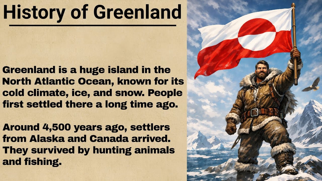 Learn English Through Story | History of Greenland (Level 3) | Graded Reader 📖🎧
