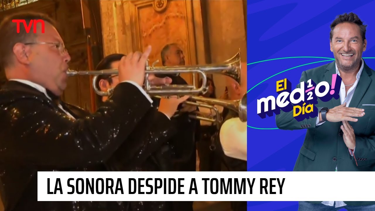 ¡Pura emoción! Trompetistas de la Sonora despide a Tommy Rey en la Catedral de Santiago