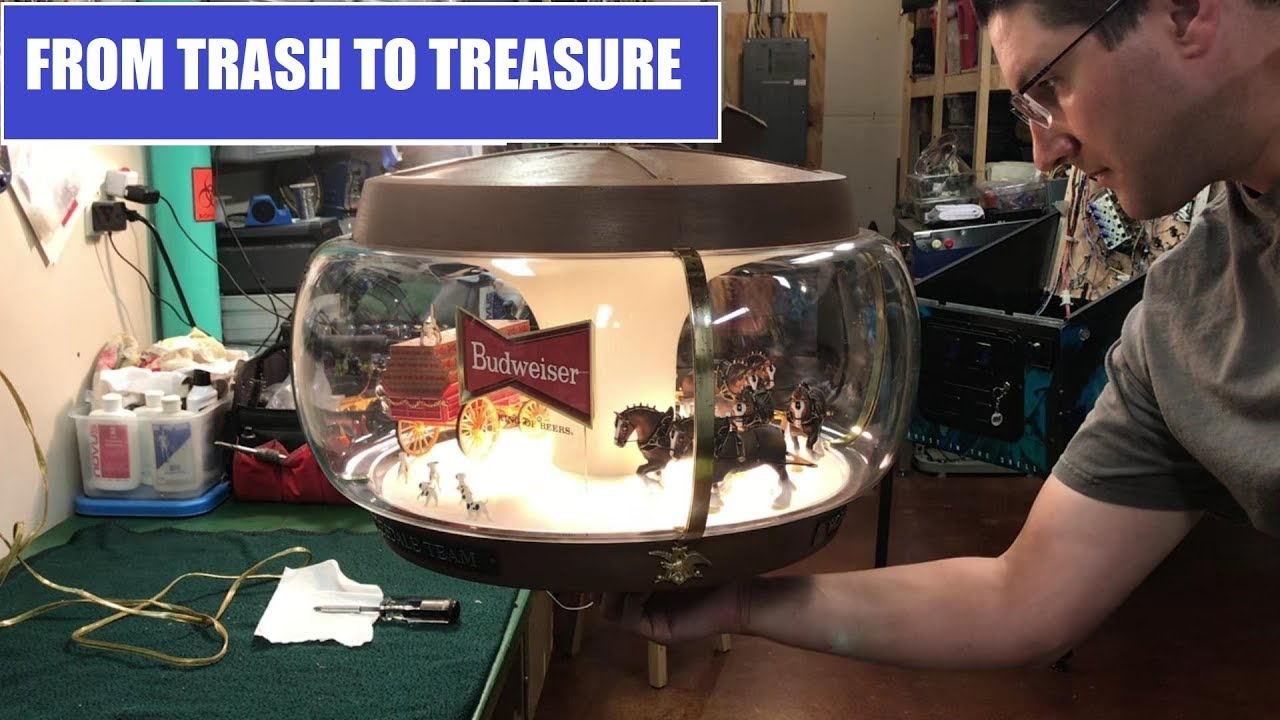 Budweiser Clydesdale carousel globe lamp rebuild parade Unit # 1