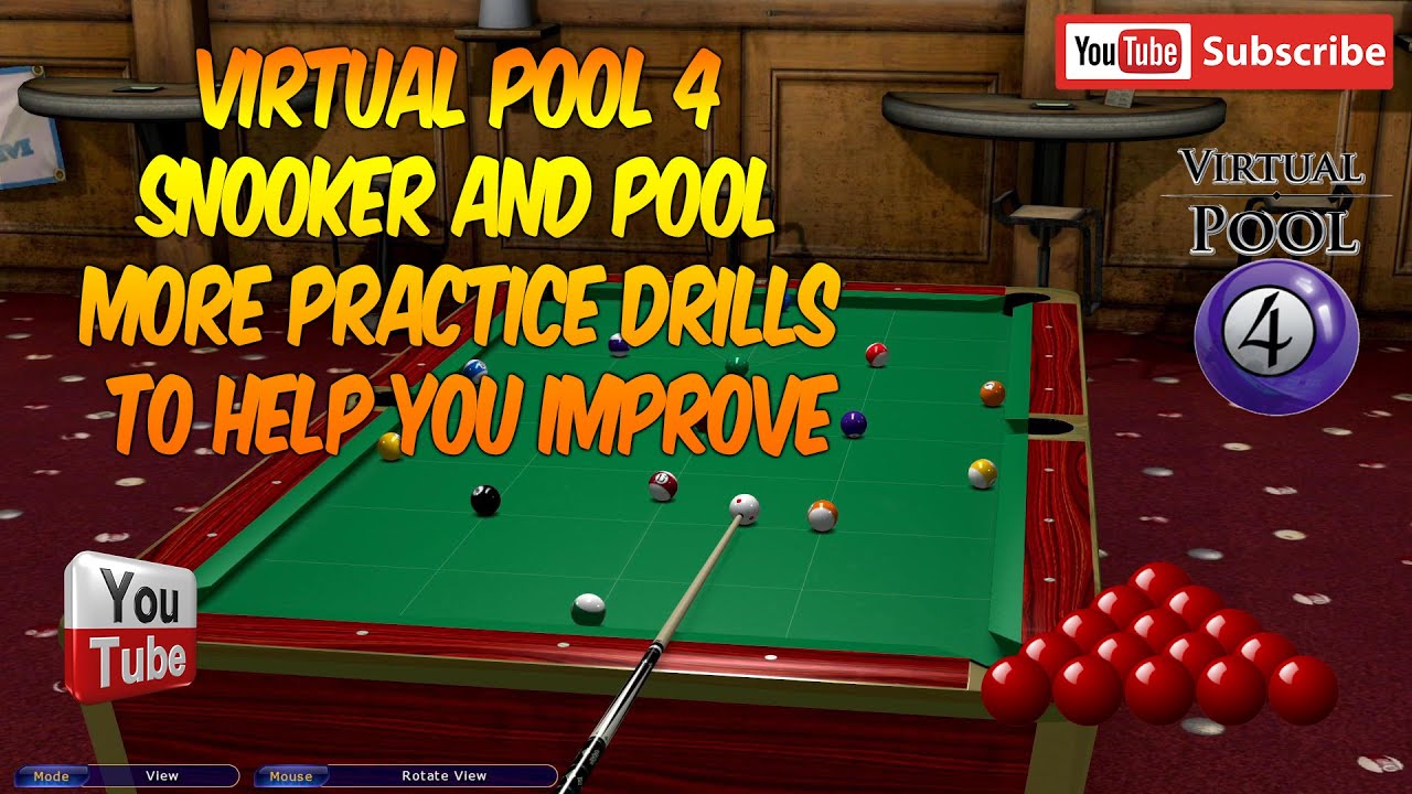 Virtual Pool 4 | More Snooker Practice Drills To Help You Improve