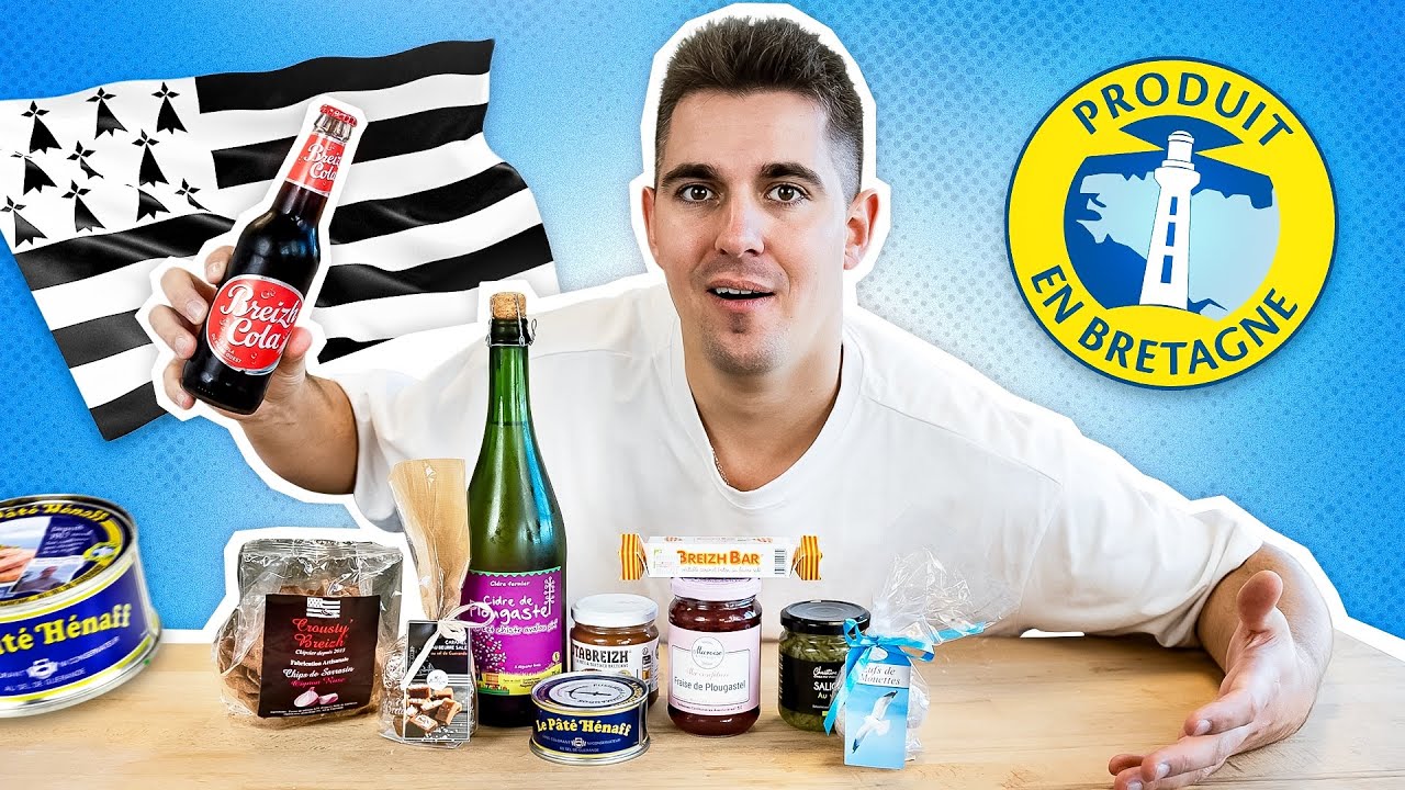 JE DÉGUSTE DES PRODUITS BRETONS (j'ai mangé des algues 🤮)