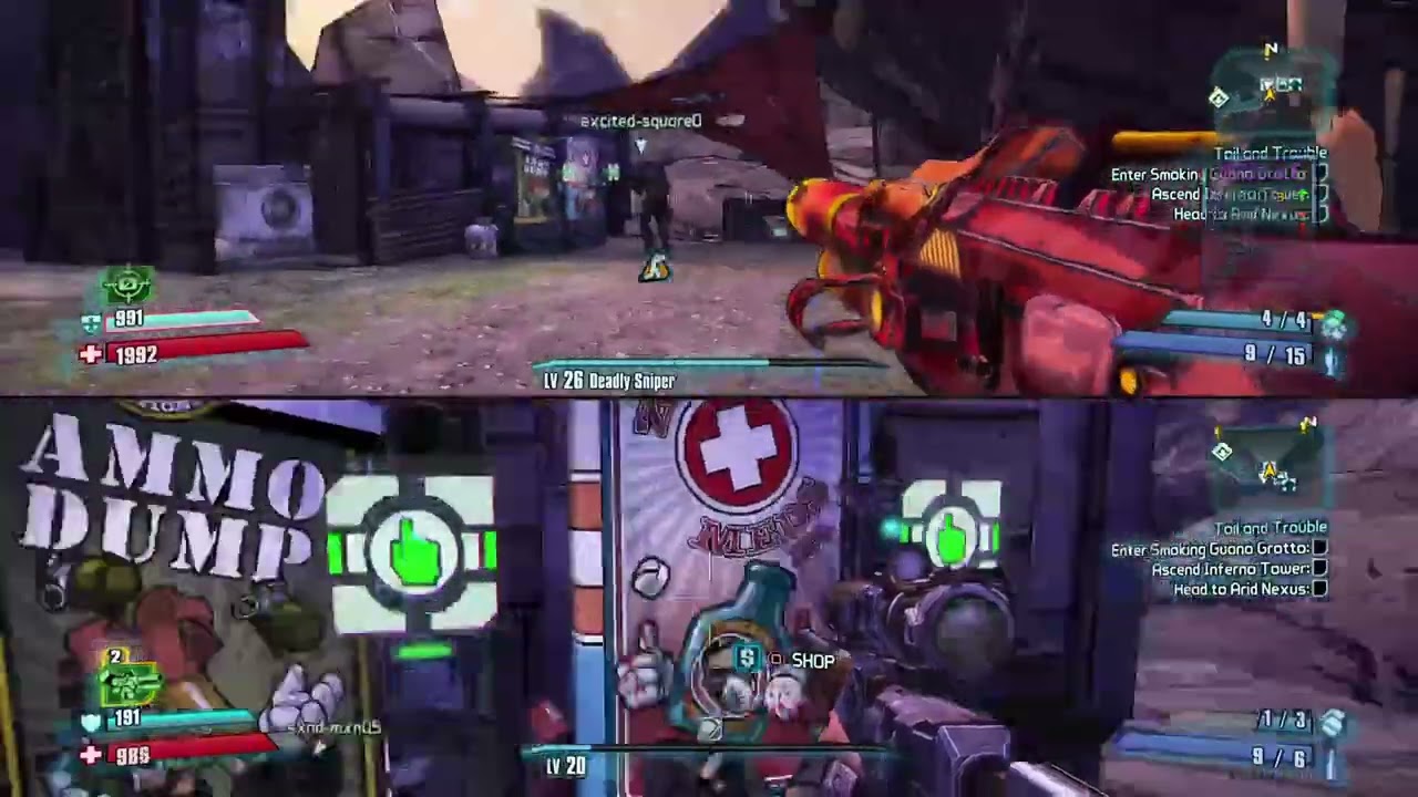 No mic /BORDERLANDS 2 w my partner part 2 (Part 12/15)
