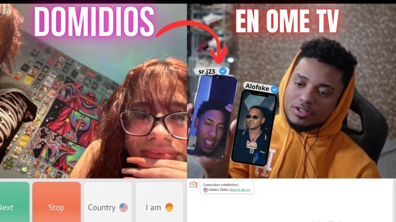DOMIDIOS EMPEZÓ A LLAMAR FAMOSOS MIENTRAS HABLABA CON UNA CHICA EN OME TV 😳​🔥​