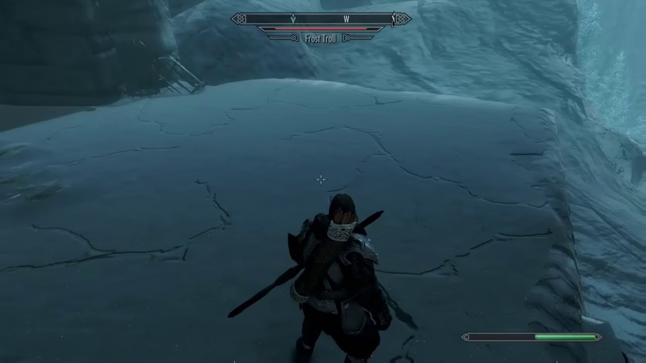 Best way to kill a frost troll!!! - Skyrim