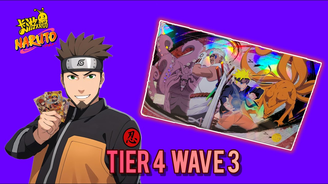 Naruto Kayou Opening Tier 4 Wave 3 - UNSEALED Box?!