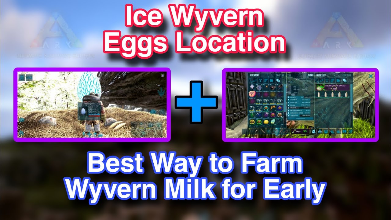 Ice Wyvern Egg Locations & Easy Wyvern Milk Farming | ARK Ultimate Mobile Edition