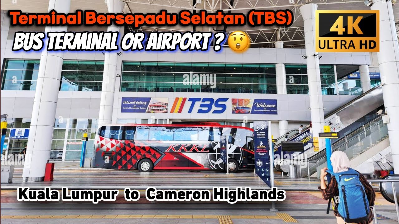 EP 7 BUS TERMINAL OR AIRPORT?😲- TBS Kuala Lumpur to Cameron Highlands by LUXURY BUS Malaysia Trip 4K