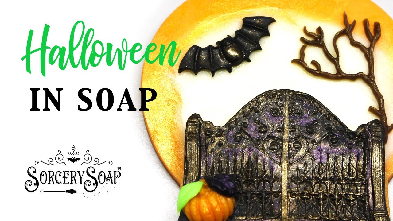Halloween in Soap Featuring Lorena's Sweet Cookie Molds