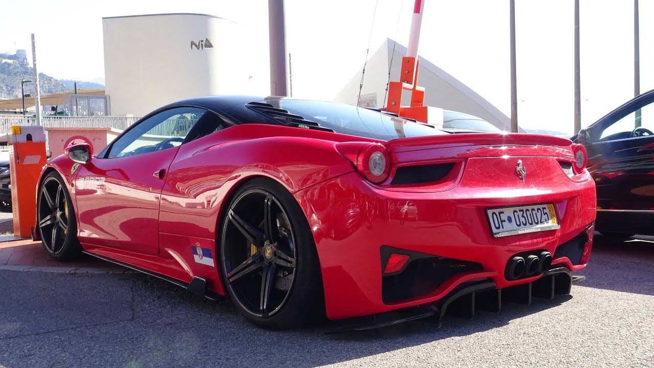 Prior Design Ferrari 458 Italia - Crazy Sounds! Revs and Full Throttle Accelerations