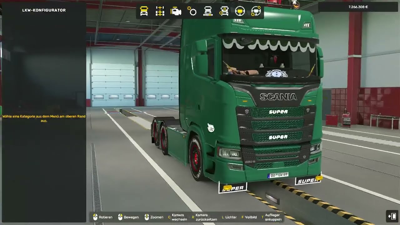 ets2 v 1.58# Live Scania V8 Open pipe v5.0 by SlavJerry