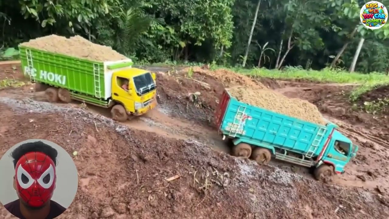 Empty vs Loaded Truck FAIL! Slippery Sand Disaster 😱🚚 | Toy Truck Story