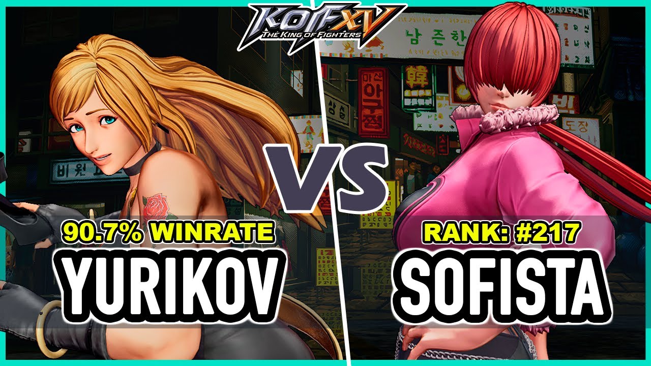 KOF XV 🔥 Yurikov (B.Jenet/Luong/Yuri) vs Sofista (Shermie/Ryo/Iori) 🔥 Steam